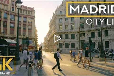 4K Traveling Around Europe - Part #2 - Discovering the City Life & Landmarks of Madrid