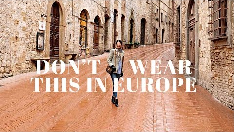 How To NOT Look Like A Tourist | What To Wear In Europe