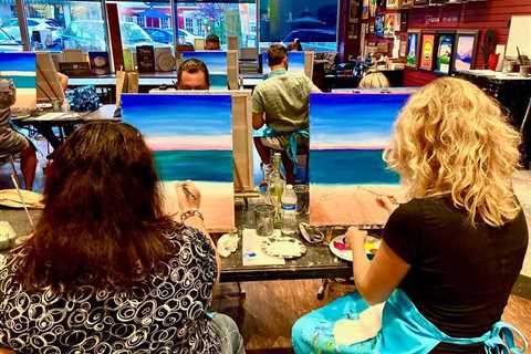 Painting with a Twist: Paint and Sip Wine – An Artistic Adventure