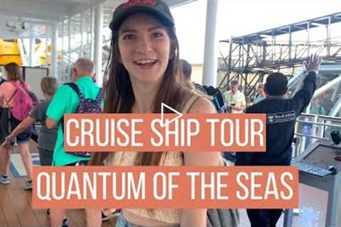 CRUISE SHIP TOUR Vlog (Royal Caribbean's Quantum of the Seas) || Alaska Cruise