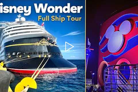 Disney Wonder Cruise Ship Full Tour & Review 2022 (Top Cruise Tips & Best Spots Revealed!)