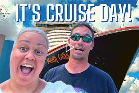 IT'S CRUISE DAY! | CARNIVAL MARDI GRAS | PORT CANAVERAL | BIRTHDAY CRUISE
