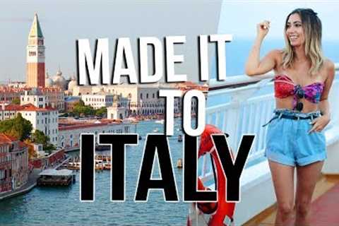 WE MADE IT TO ITALY!!! EUROPE CRUISE!!! Travel Vlogs!!!