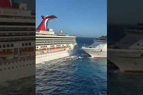 Carnival Cruise Ship falls | Crash | Mistakes of Rough Sea #shorts #shiplife #accident #crash #sea