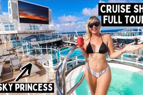 First Time on a CRUISE Ship! Europe''''s BEST Cruise (Sky Princess FULL TOUR)