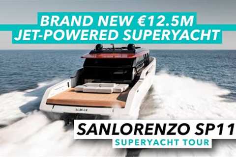 Brand new €12.5 million jet powered superyacht | Sanlorenzo SP110 yacht tour | Motor Boat &..