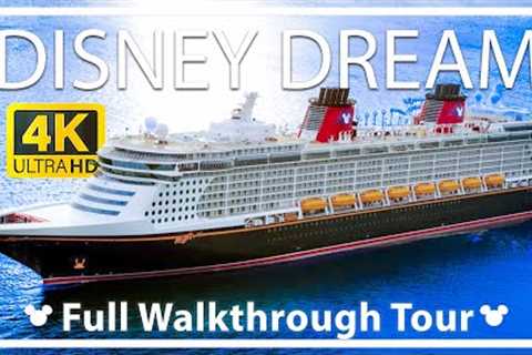 Disney Dream | Full Walkthrough Ship Tour & Review | Ultra HD Port Canaveral Orlando | Cruise..