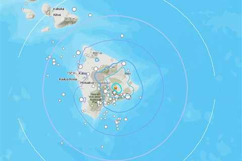 4.0 magnitude earthquake occurs near town of Volcano on the Big Island