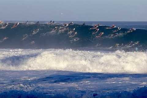 Surfing Pipeline 12/30/2022 8am-9am 🌊🐋 Scary Banzai Pipeline North Shore Oahu Hawaii