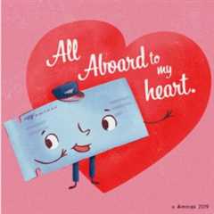 Amtrak Valentine’s Day Cards