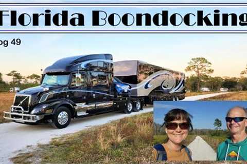HIDDEN CAMPGROUND NEAR ORLANDO😮 / Big Rig Travel Days / Florida Boondocking / RV Life / RVFulltime