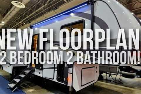 NEW FLOORPLAN! Huge 2 BED 2 BATH Fifth Wheel RV! Alliance Paradigm 395DS