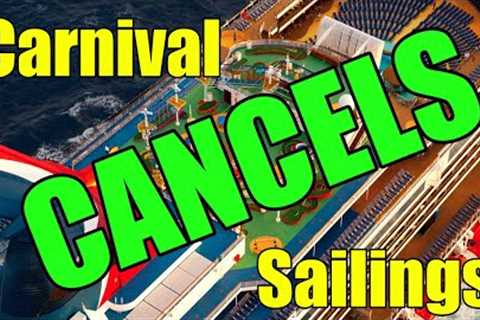 Carnival CANCELS a Month of Cruises!