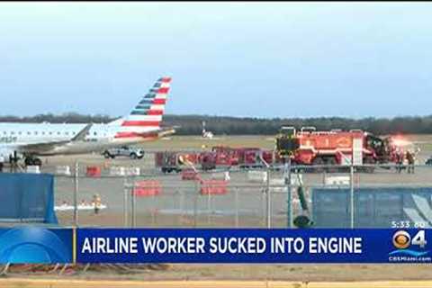 Ground crew worker killed after being ingested into plane engine in Alabama