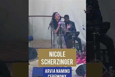 Arvia naming ceremony with Nicole Scherzinger #cruise #arvia #pando #cruising #nicolescherzinger