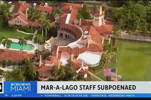 Dozens of Mar-a-Lago staff subpoenaed in classified documents probe