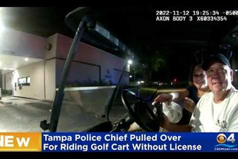 Tampa Police Chief Apologizes For Abuse Of Power In Golf Cart Stop