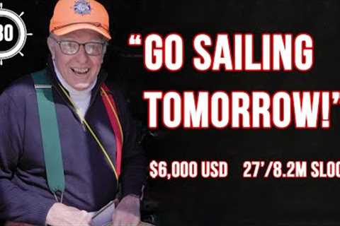$6,000 USD PROVEN Offshore bluewater sailboat for sale! Bristol 27 - EP130 #sailboattour