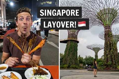 The BEST 21 hour layover in SINGAPORE! 🇸🇬 (Gardens by the Bay, trying satay, & MORE!)