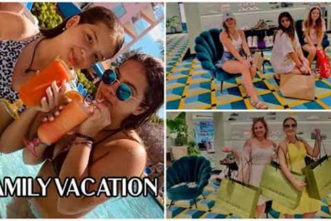 FIRST FAMILY VACATION / SHOPPING /HAUL / TRY ON | VLOG #1081