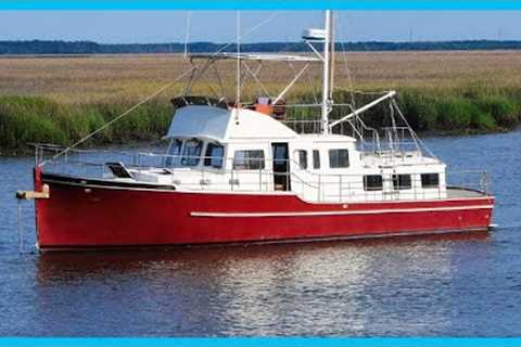 Is This the PERFECT Shoal Draft 44'' Liveaboard Trawler? [Full Tour] Learning the Lines