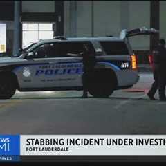 Fort Lauderdale police investigating after man stabbed, in critical condition