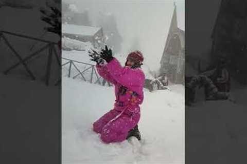 Heavy Snowfall❄️🌨 Solang Valley | Manali #snow #snowfall #manali #shorts #viral #trending