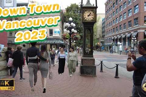 Vancouver Downtown 4K Walking Tour | Summer 2023 | Travel Canada