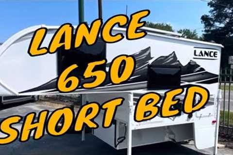 NEW 2023 LANCE 650 TRUCK CAMPER SHORT BED SOLAR Dodd RV WALKTHROUGH