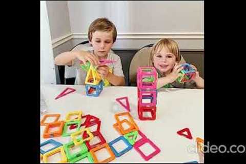 Magnetic Blocks Tough Tiles STEM Toys for 3+ Year Old Boys and Girls Get it on link below