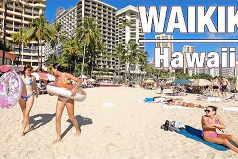WALKING TOUR | On Waikiki Beach and The Main Strip in Hawaii