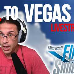 Join the Live Stream of a Simulator Flight from LA to Vegas – Let’s Chat!