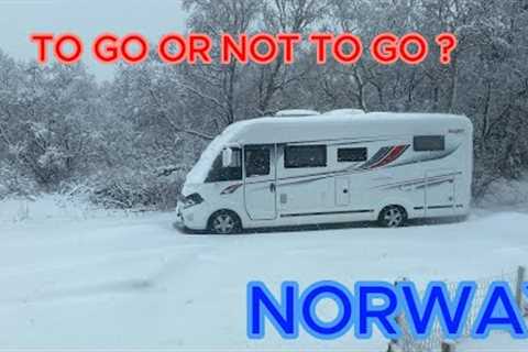 What are the weather secrets for a winter trip on a motorhome in Norway?