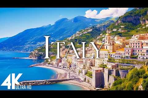 FLYING OVER ITALY (4K Video UHD) - Scenic Relaxation Film With Inspiring Music
