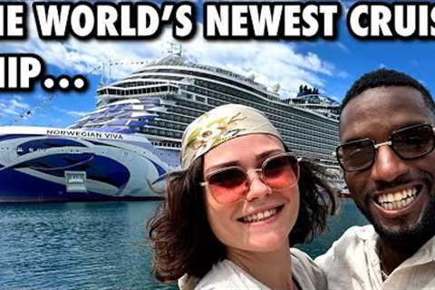 My First Day On The WORLD’S NEWEST CRUISE SHIP | NCL VIVA