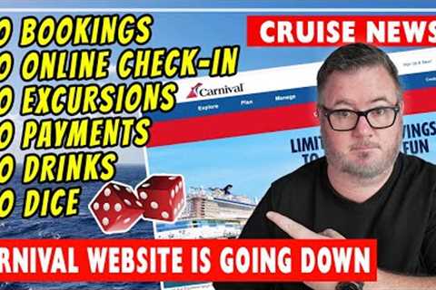 CRUISE NEWS - CARNIVAL WEBSITE GOING DOWN SOON, RADIANCE OF THE SEAS, BAHAMAS CELEBRATES