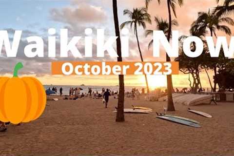 WAIKIKI NOW | October 2023 | NARRATED Walking Tour | LOCAL UPDATES | OAHU