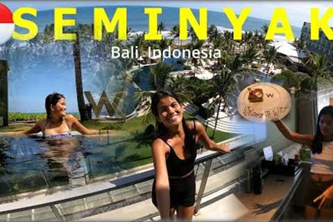 W HOTEL + ROOM TOUR + EXPLORING BEACH AT SEMINYAK, BALI 🇮🇩| Ep. 3 | Happy Pinay Traveler