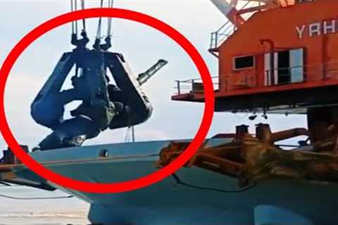 Strange Chinese Ship Caught Grave Robbing with Giant Claw