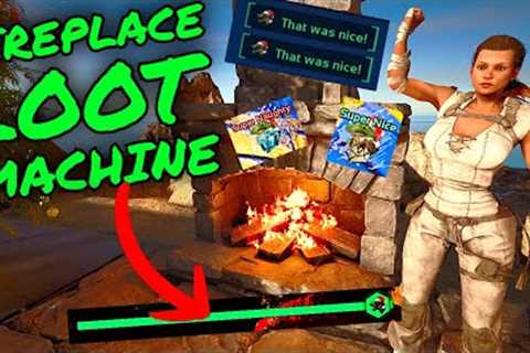 FIREPLACE LOOT In Ark Survival Ascended!!! How To be NAUGHTY or NICE in Winter Wonderland!!!