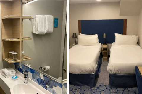 I spent 7 nights on the world's largest cruise ship in the smallest room. Take a look inside my..
