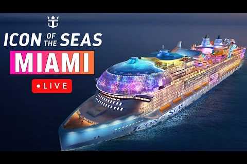 🔴 Port Miami Cruise Ship Departures with ICON of the Seas