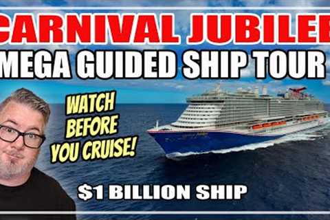 Carnival Jubilee Ship Tour | A Guided Tour Around a $1 Billion Cruise Ship