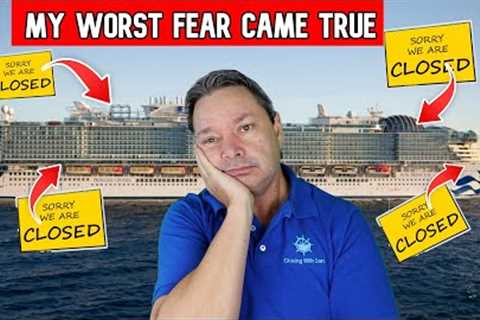 MY BIGGEST FEAR FOR MY NEXT CRUISE JUST HAPPENED - CRUISE NEWS