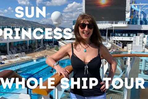 SUN PRINCESS CRUISE SHIP - WHOLE SHIP TOUR & REVIEW OF THIS BRAND NEW PRINCESS CRUISES SHIP!