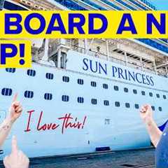 Boarding the NEWEST Cruise Ship in the World! A Surprising Experience!