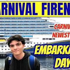 BOARDING Carnival''s NEWEST Cruise Ship | Carnival Firenze from the Port of Long Beach