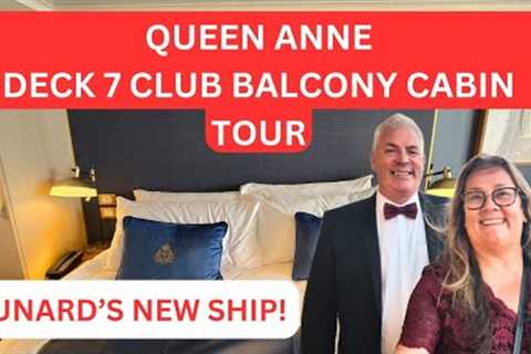 First Look at Cunard''s Brand New Ship Queen Anne Club Balcony Cabin 7077