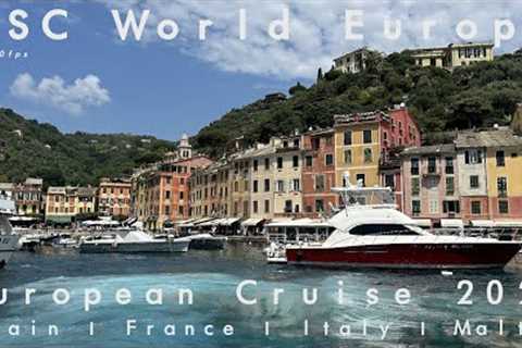 MSC World Europa | Mediterranean 7 Nights cruise | May - June 2023 4K 60fps