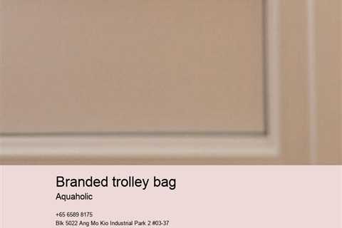 branded trolley bag